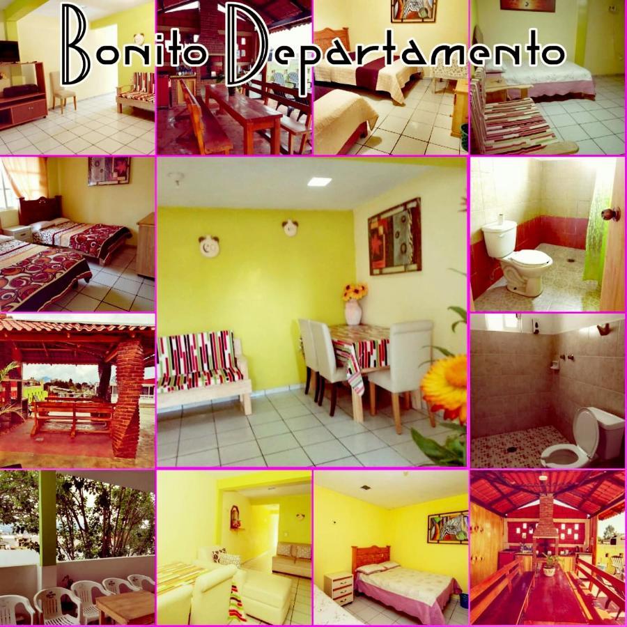 El Paraiso De Zacatlan, Departamento Con Terraza, 10 Pax Luaran gambar